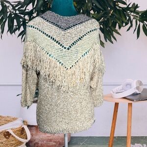 Vintage Fringe Sweater